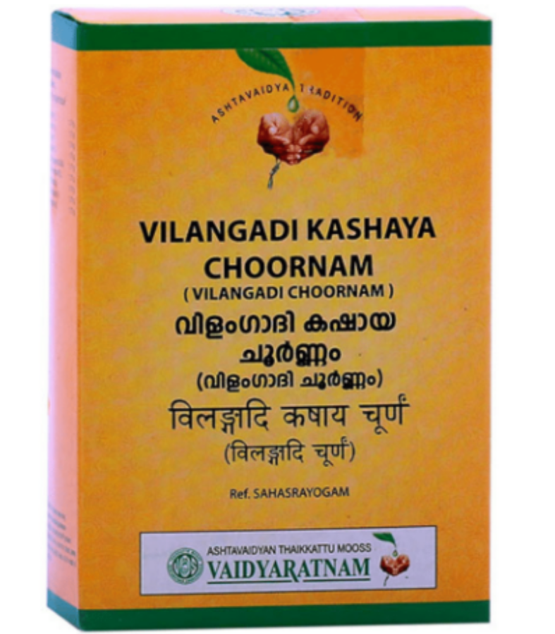 Vaidyaratnam Vilangadi kashaya Choornam | Grocsy