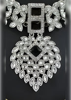 Jewel City Exquisite Crystal Flower Necklace Set | Grocsy