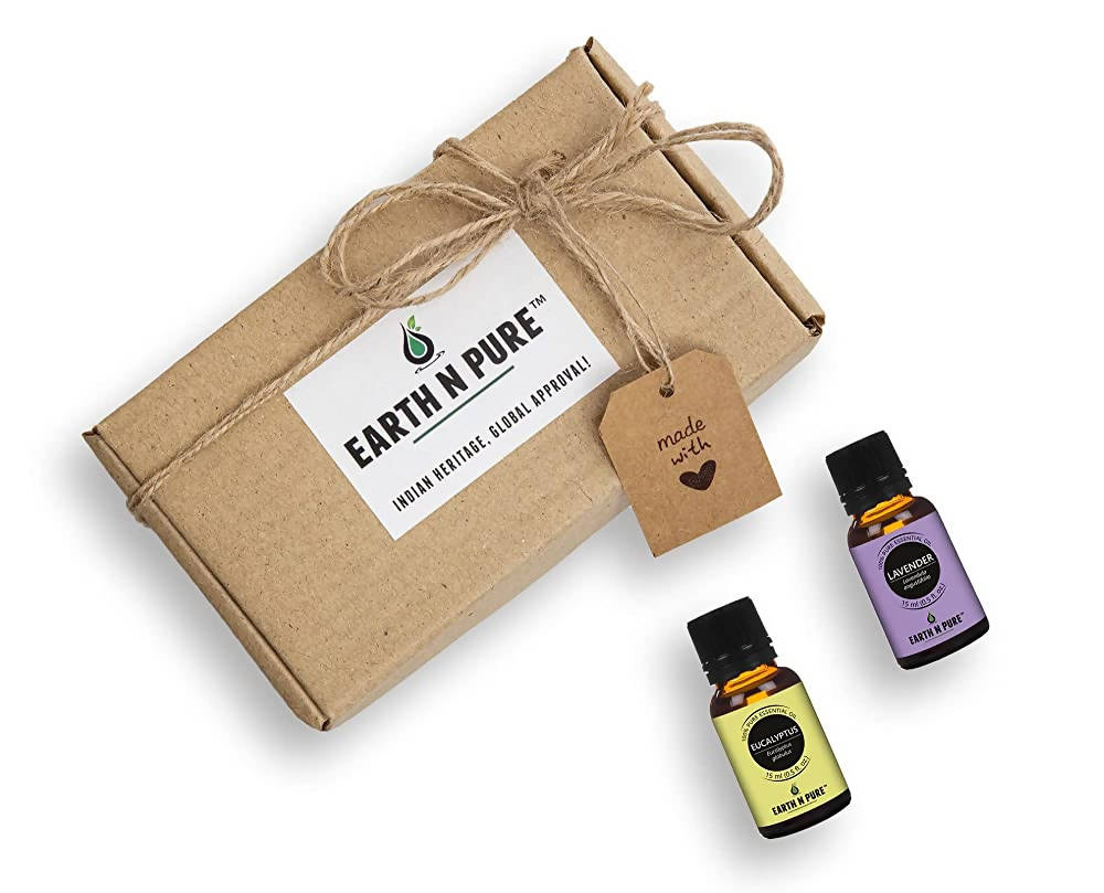 Earth N Pure Eucalyptus & Lavender Essential Oils | Grocsy