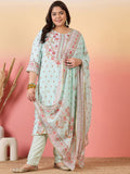 Sztori Women Floral Printed Regular Kurta with Trousers & With Dupatta | Grocsy