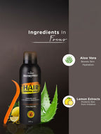 VI-JOHN Dermatologically Tested Master Stroke Lemon & Aloevera Hair Removal Spray For Men | Grocsy