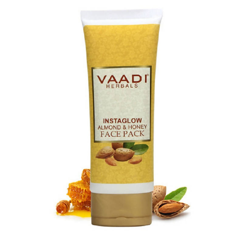 Vaadi Herbals Instaglow Almond And Honey Face Pack | Grocsy
