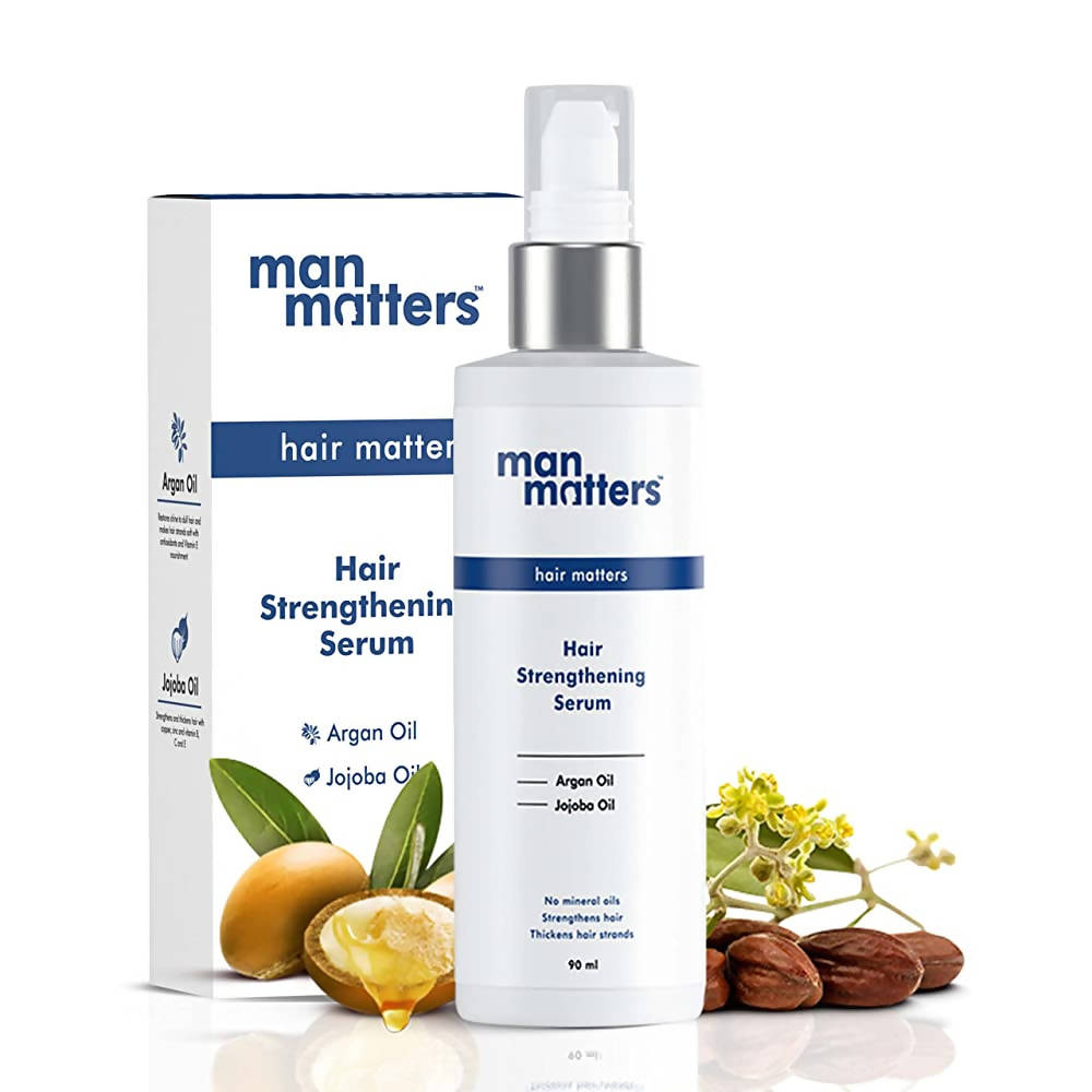 Man Matters Hair Strengthening Serum for Men With Argan & Jojoba Oil | Grocsy