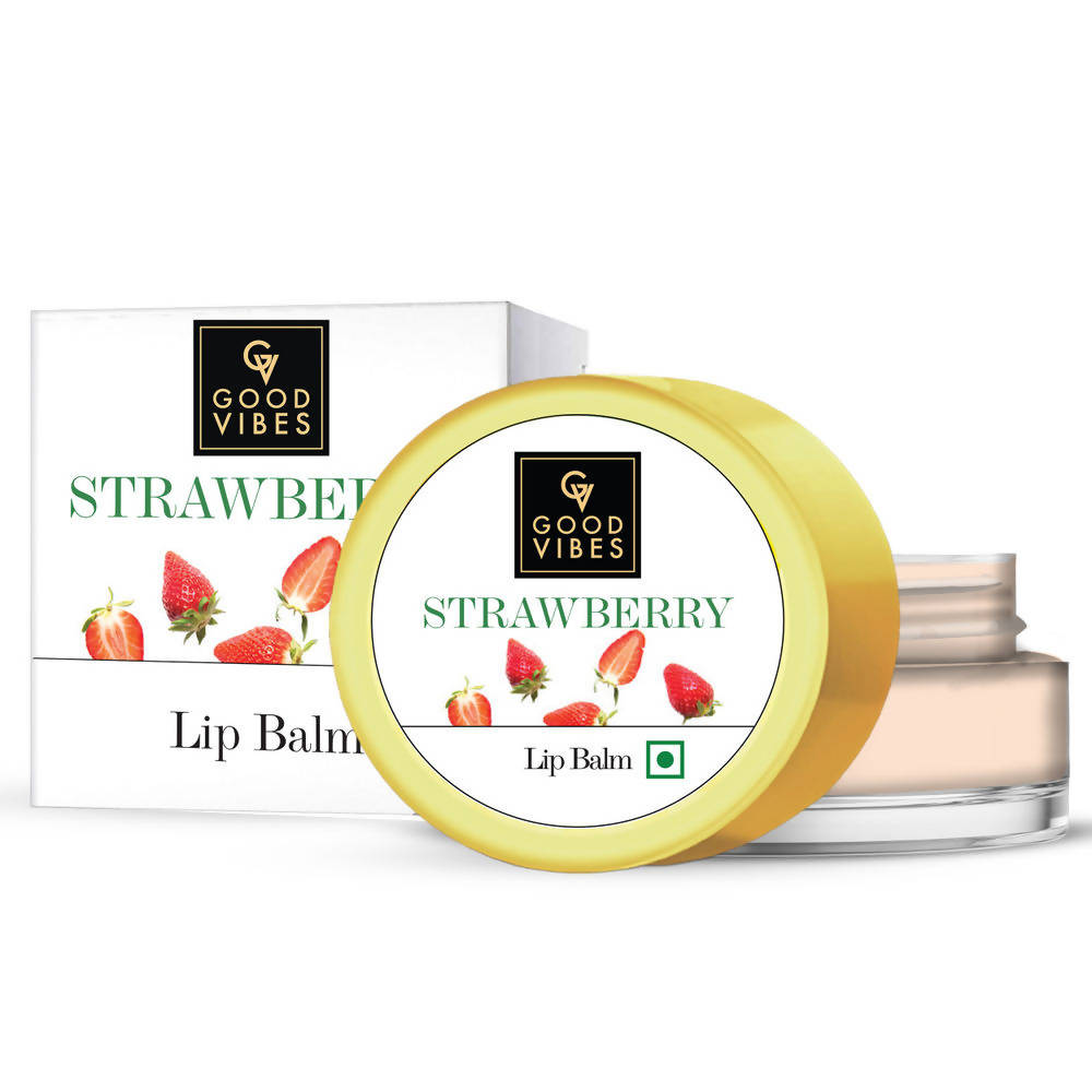 Good Vibes Strawberry Lip Balm | Grocsy