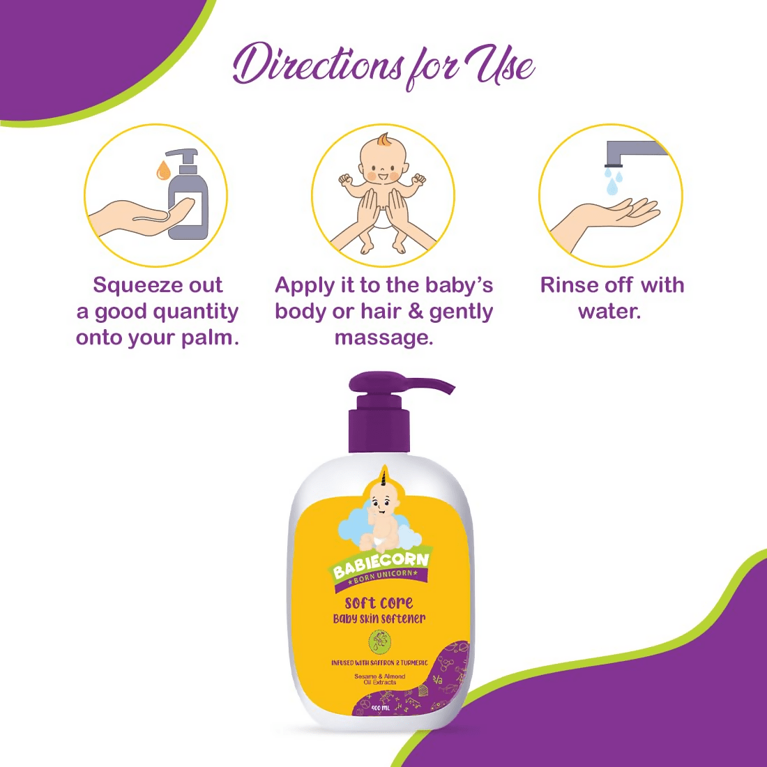 Babiecorn Soft Core Baby Skin Softener Baby Lotion | Grocsy