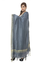 Mominos Fashion Moeza Slub Cotton Grey Dupatta | Grocsy