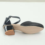 Tiny Bugs Girls Party Wear Ballerinas Heels - Black | Grocsy