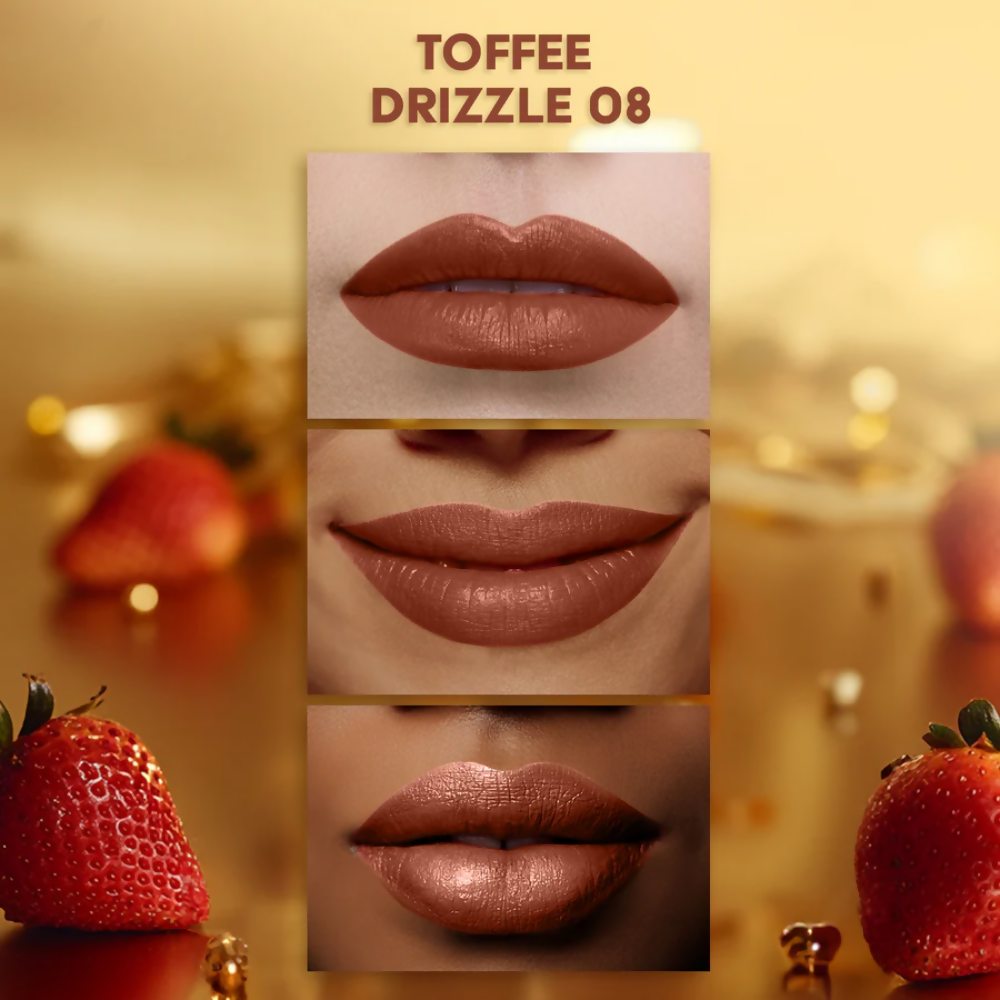 Faces Canada Comfy Matte Velvet Touch Lipstick - Toffee Drizzle 08 | Grocsy