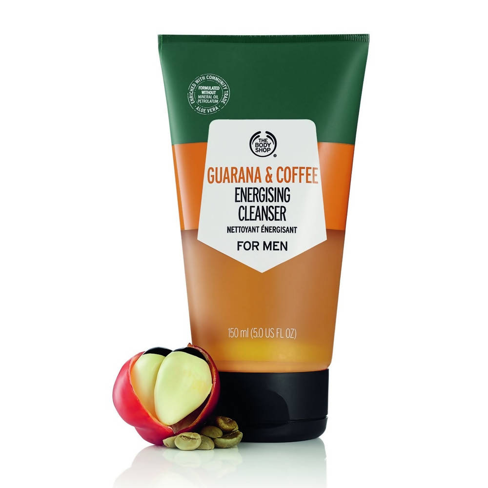 The Body Shop Guarana And Coffee Energising Cleanser For Men | Grocsy