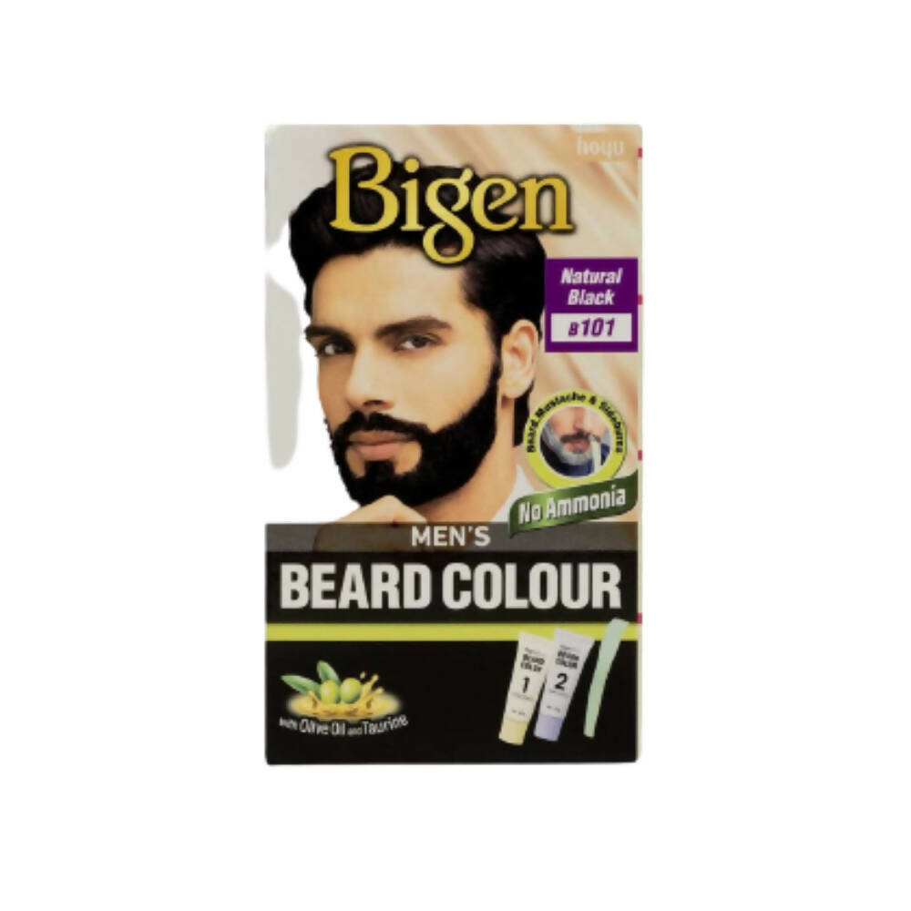 Bigen Mens Beard Colour Natural Black B101 | Grocsy
