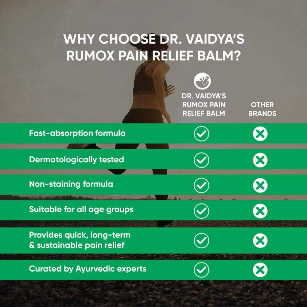 Dr. Vaidya's Rumox Pain Relief Balm | Grocsy