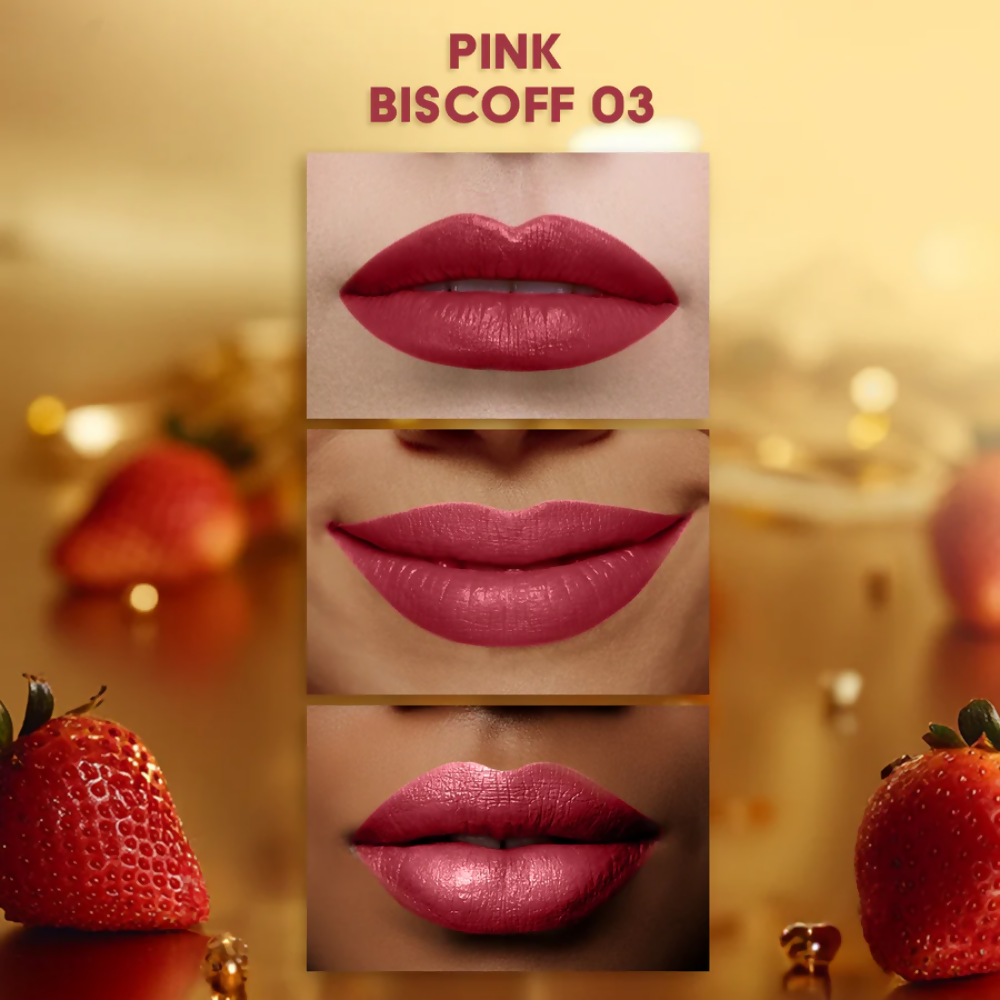 Faces Canada Comfy Matte Velvet Touch Lipstick - Pink Biscoff 03 | Grocsy