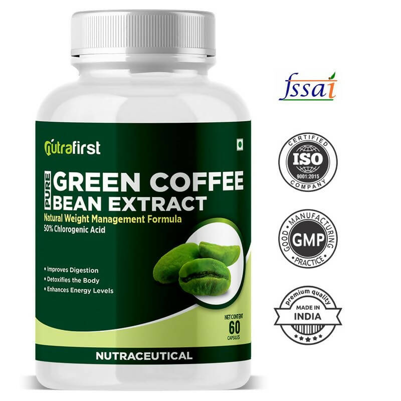 Nutrafirst Green Coffee Bean Extract Capsules | Grocsy