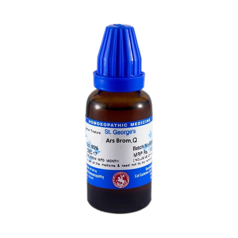St. George's Homeopathy Arsenic Brom Mother Tincture Q | Grocsy