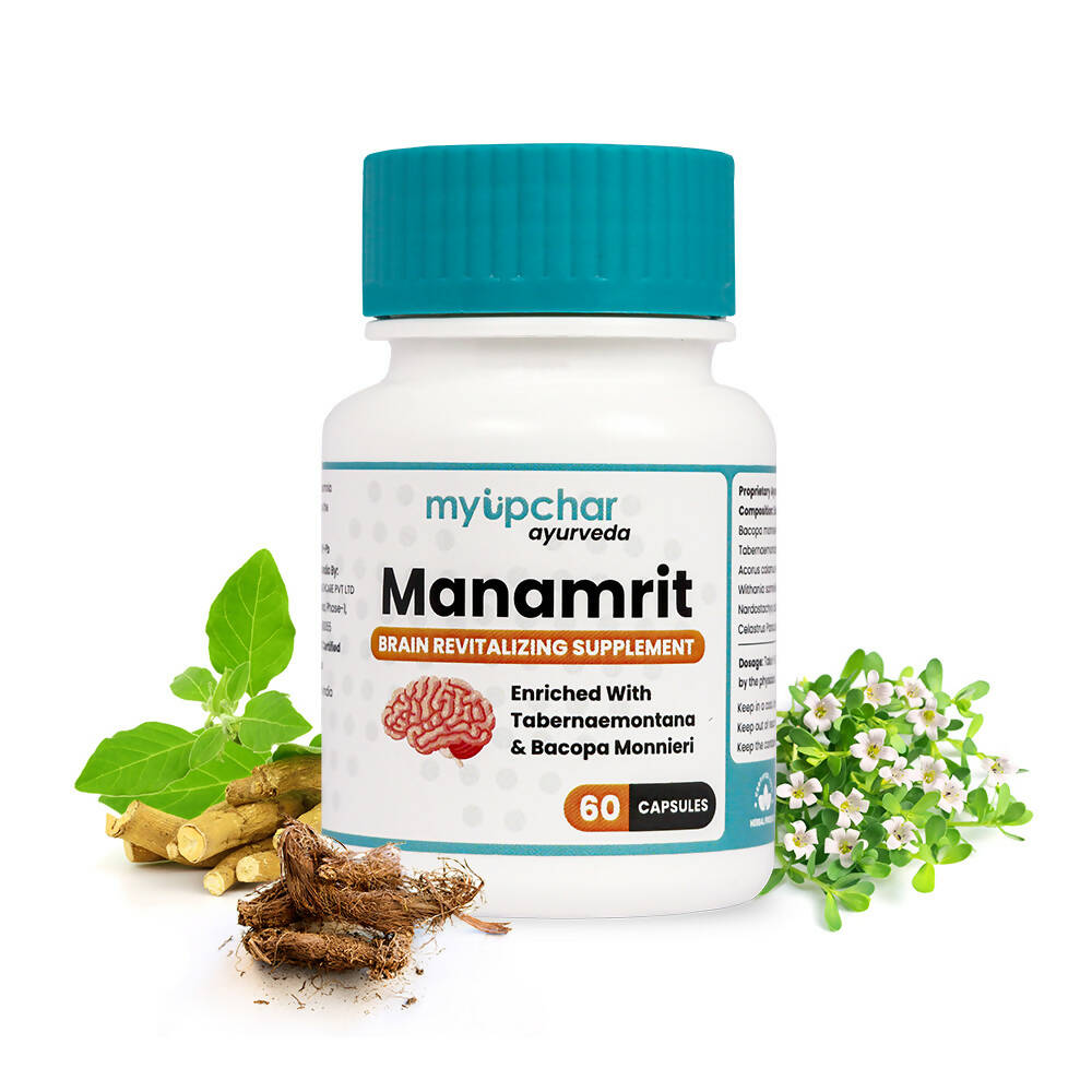 myUpchar Ayurveda Manamrit Brain Revitalizer Capsules | Grocsy