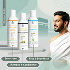 Livort Ihram Kit Hajj & Umrah Face & Body Wash Sunscreen Shampoo & Conditioner | Grocsy