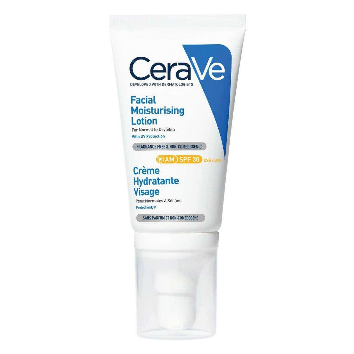 Cerave AM Facial Moisturising Lotion SPF30 for Normal to Dry Skin | Grocsy