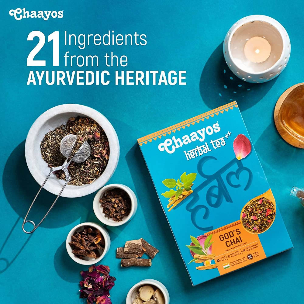 Chaayos God's Chai Herbal Tea | Grocsy