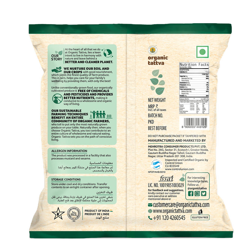 Organic Tattva White Sesame | Grocsy