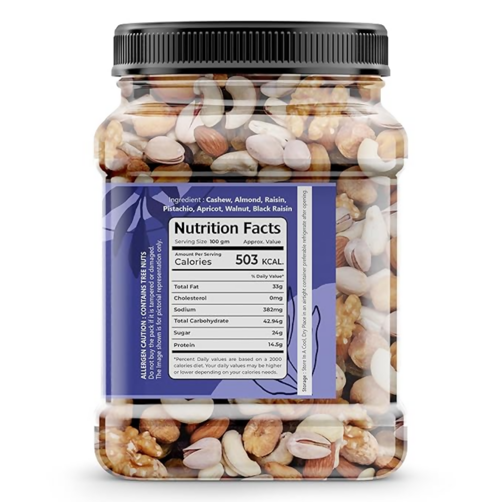 FreshoCartz Mixed Dry Fruit Jar | Grocsy