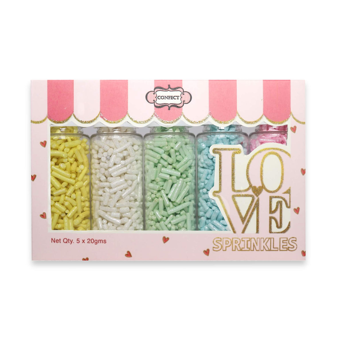 Confect Vermicelli Sprinkles Multipack 7 | Grocsy