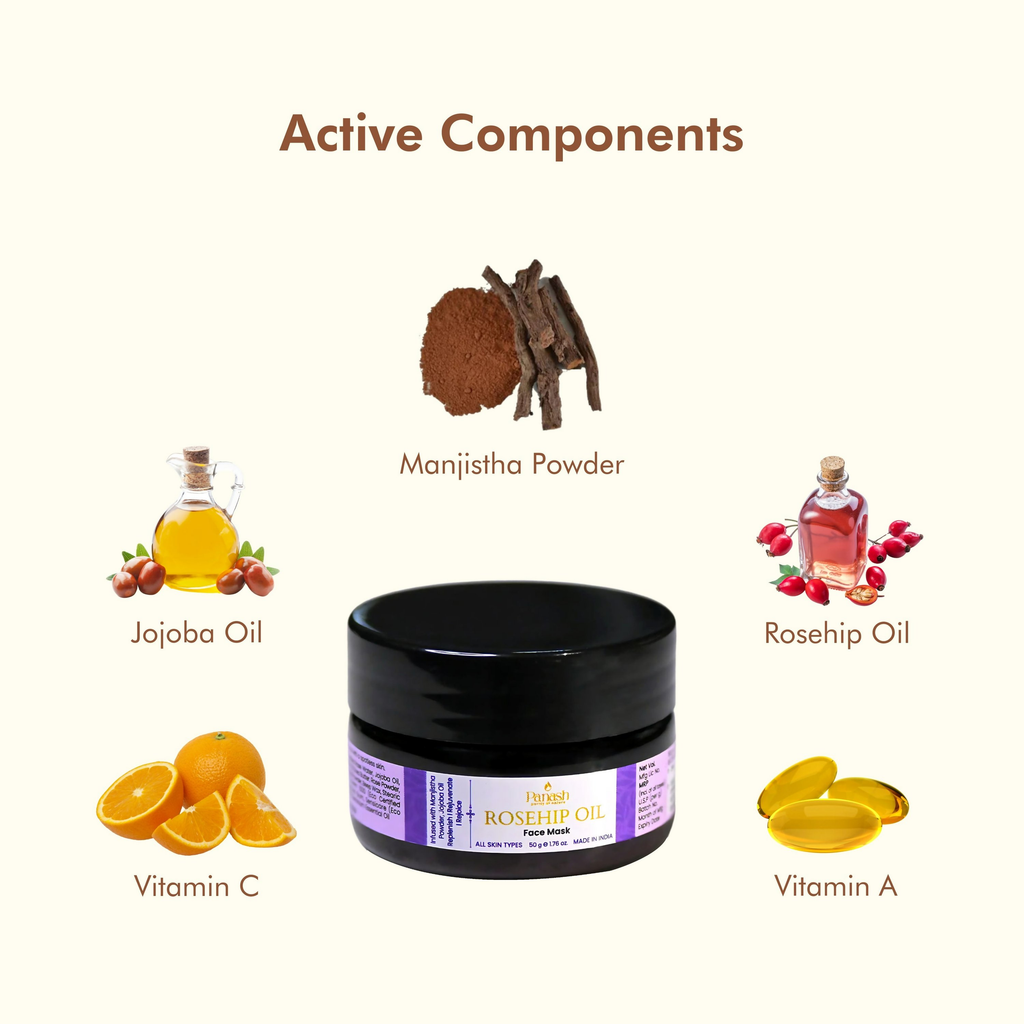 Panash Rosehip Oil Face Mask | Grocsy