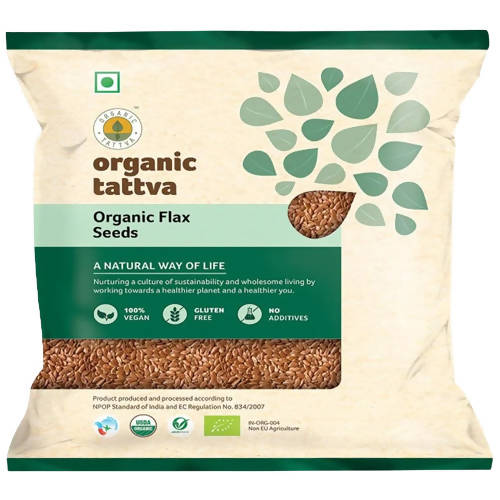 Organic Tattva Flax Seeds | Grocsy