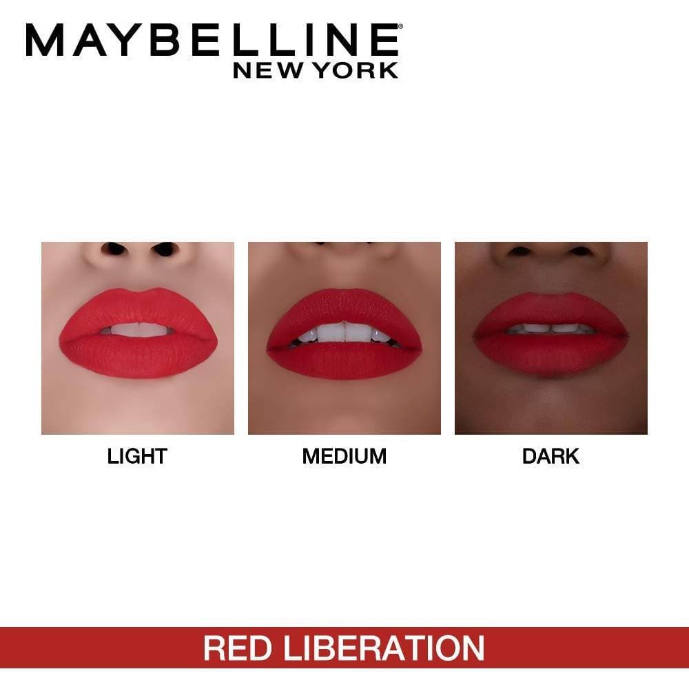Maybelline New York Color Sensational Creamy Matte Lipstick / 640 Red Liberation | Grocsy