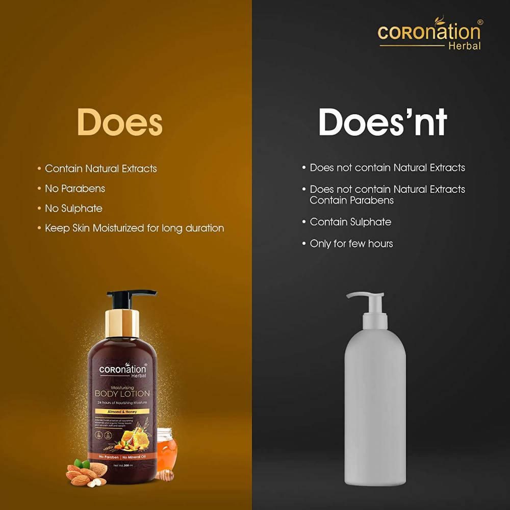 Coronation Herbal Almond & Honey Moisturising Body Lotion | Grocsy