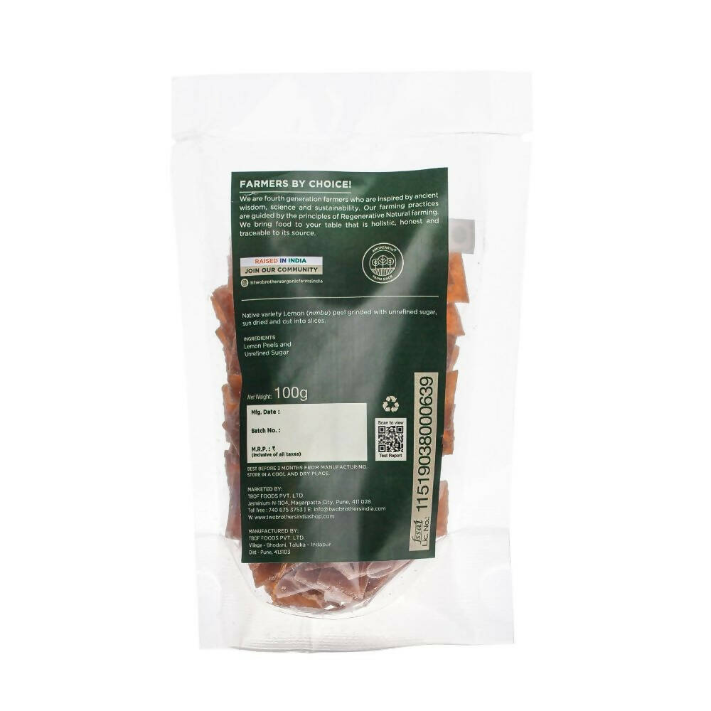 Two Brothers Organic Farms Lemon Slices Snack, Sundried | Grocsy