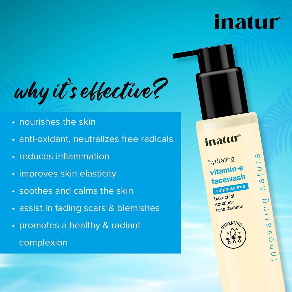 Inatur Vitamin E Face Wash | Grocsy