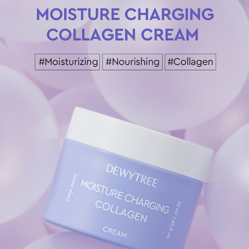 Dewytree Moisture Charging Anti-Ageing Collagen Korean Cream | Grocsy