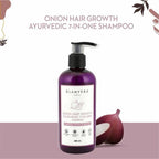 Glamveda Onion Hair Growth Ayurvedic 7 In One Shampoo | Grocsy