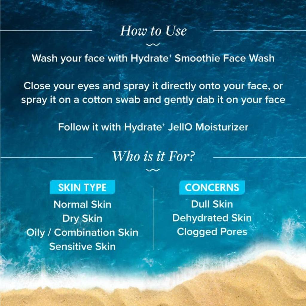 Aqualogica Hydrate+ Refresh Toning Mist | Grocsy