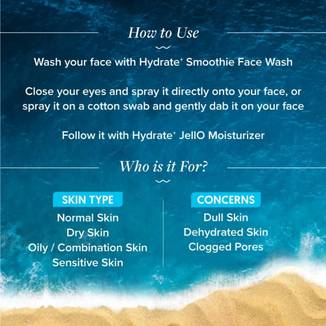 Aqualogica Hydrate+ Refresh Toning Mist | Grocsy