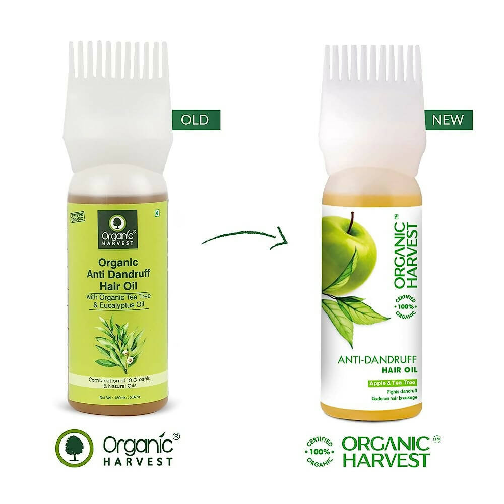 Organic Harvest Organic Anti Dandruff Hair Oil | Grocsy