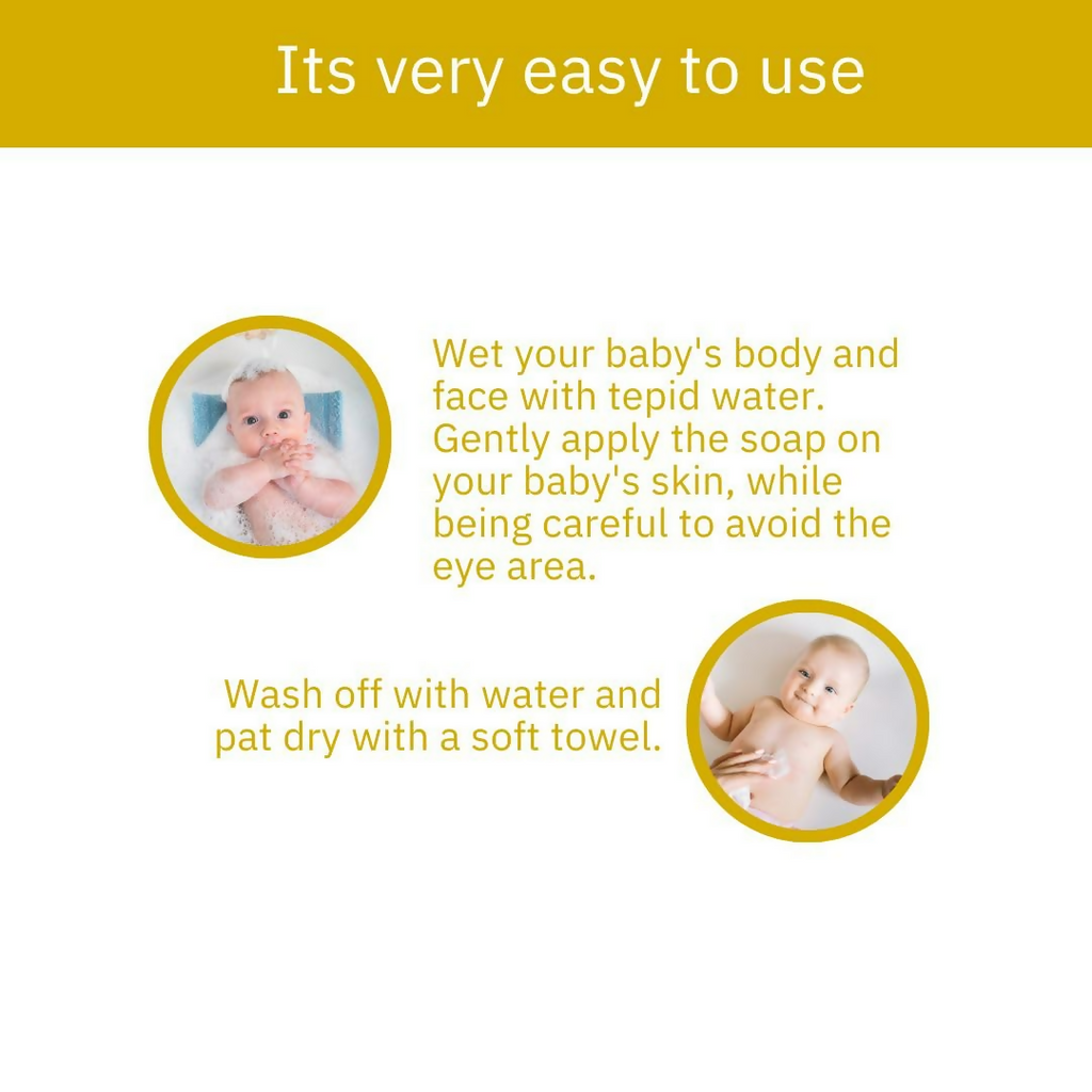 Earthbaby Natural Handmade Milk & Sandal Bath Soap | Grocsy