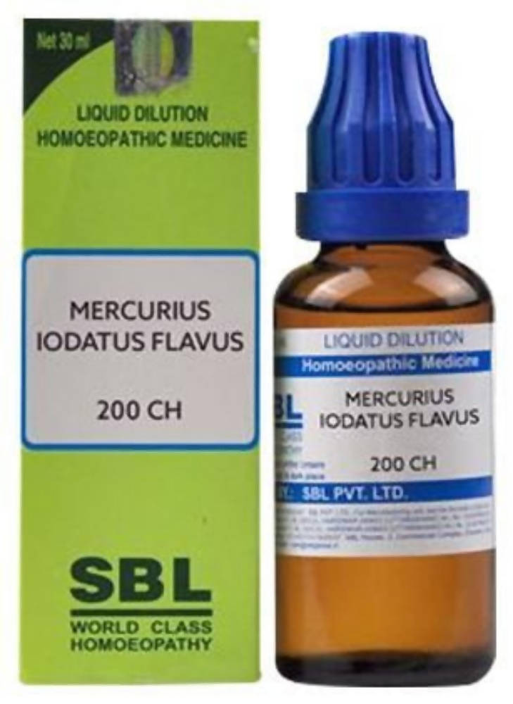SBL Homeopathy Mercurius Iodatus Flavus Dilution | Grocsy