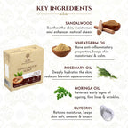 Khadi Essentials Sandalwood Herbal Handmade Soap | Grocsy