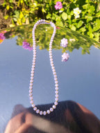 Inhanns Crystal Bloom – Single Line Necklace + Studs - Baby Colour Hai Koi | Grocsy