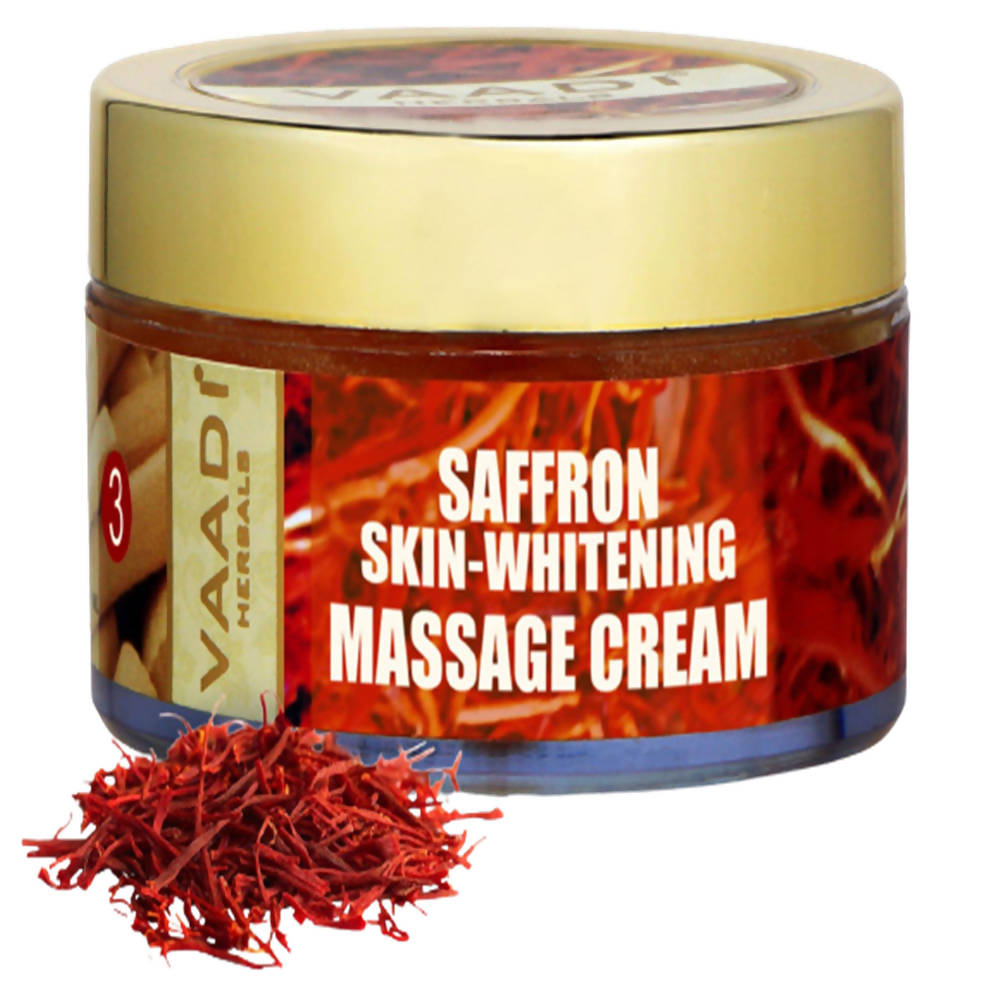 Vaadi Herbals Saffron Skin Whitening Massage Cream | Grocsy