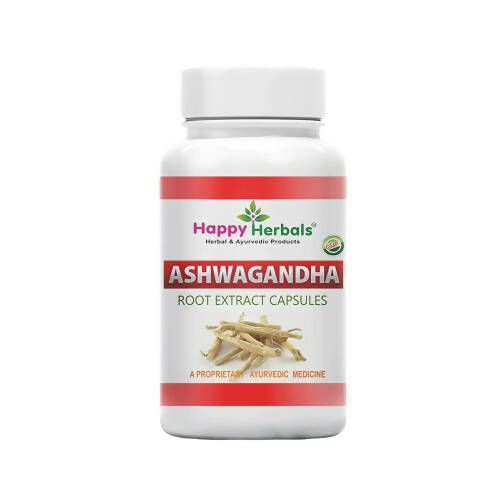 Happy Herbals Ashwagandha Capsules | Grocsy