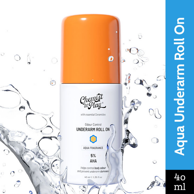 Chemist at Play 5% AHA Underarm Roll On Lactic Acid Deodrants | Grocsy