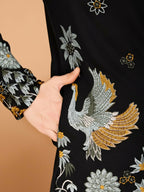 Vastranavya Exclusive Wedding Wear Viscose Rayon Thread Embroidered Work Kurta | Grocsy