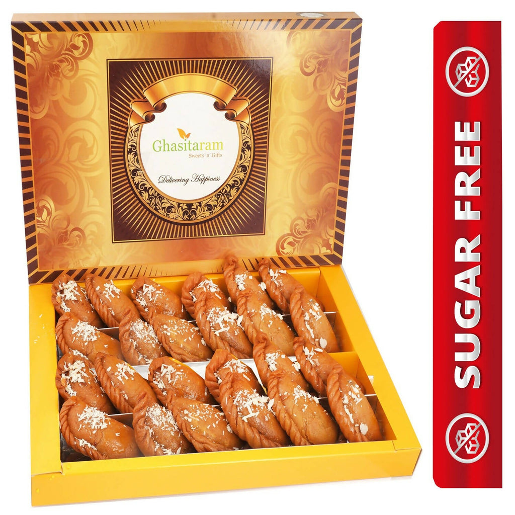 Ghasitaram Sugarfree Gujiya Box | Grocsy