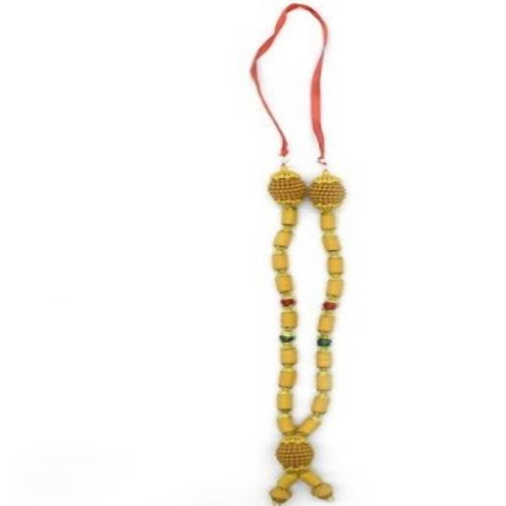 Puja N Pujari Multi Color Pearls Garland For God Idols - Limited Time Offer - Swadesiicart