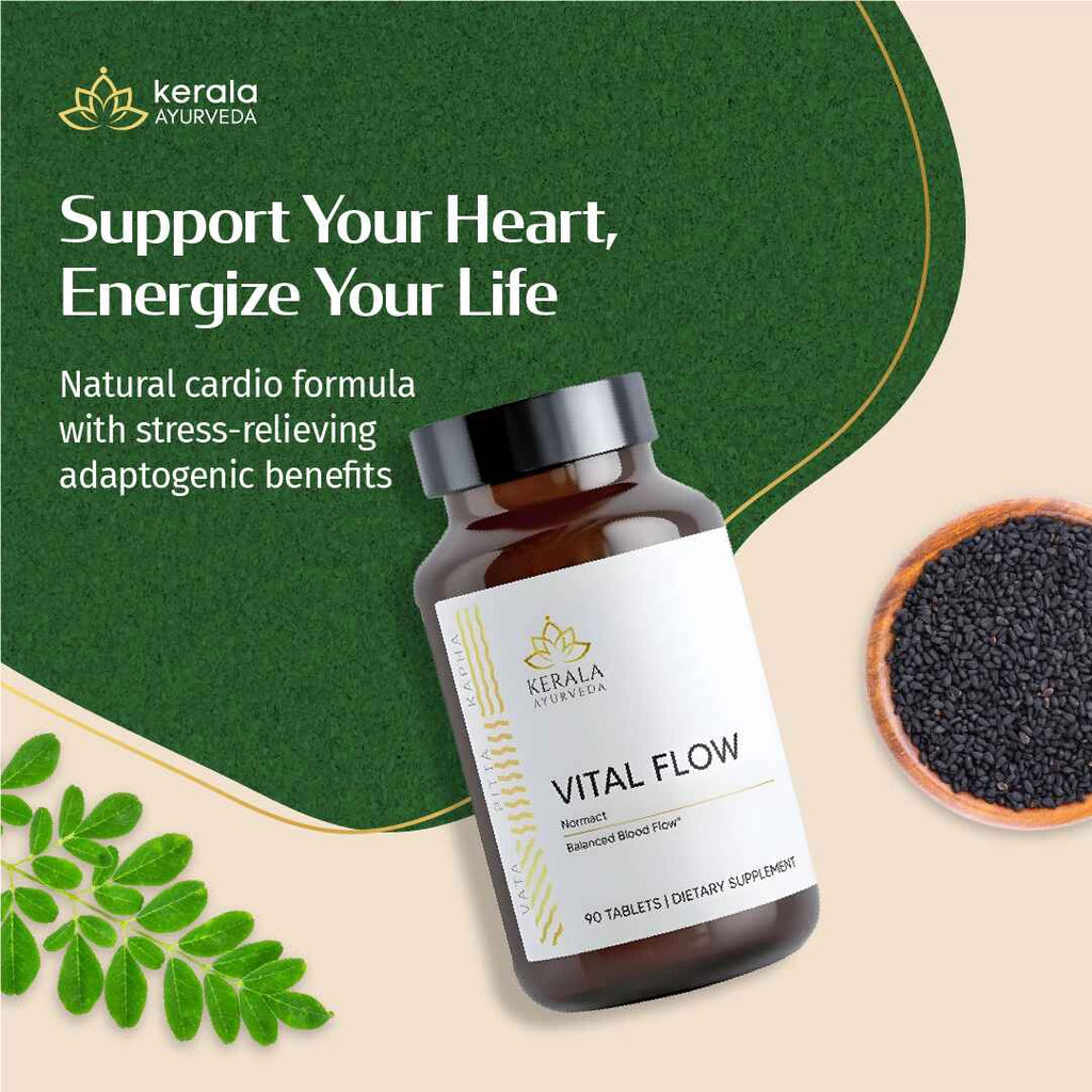Kerala Ayurveda USA Vital Flow - Normact Tablets | Grocsy