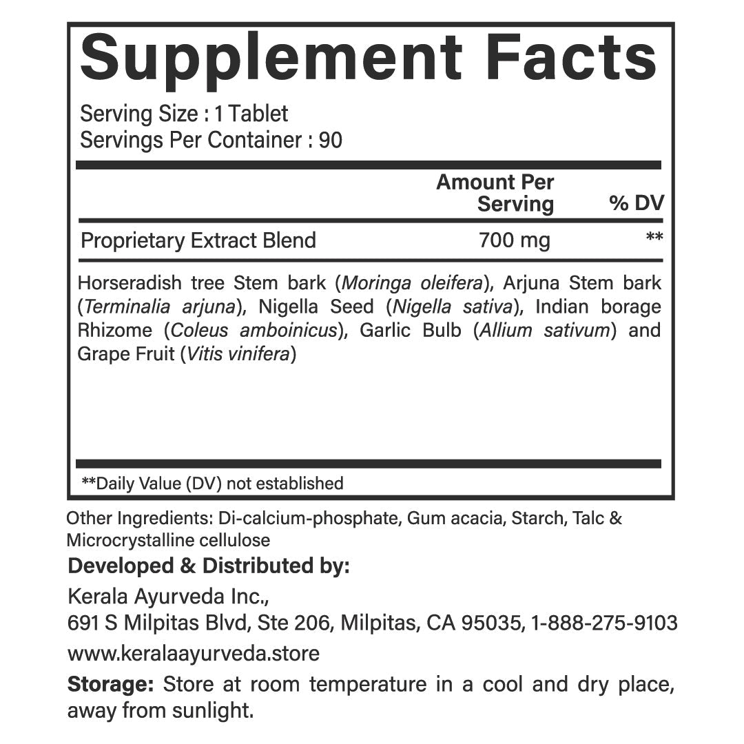Kerala Ayurveda USA Vital Flow - Normact Tablets | Grocsy