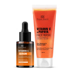 Botanic Hearth Vitamin C Serum & Vitamin C & Papaya Face Wash | Grocsy