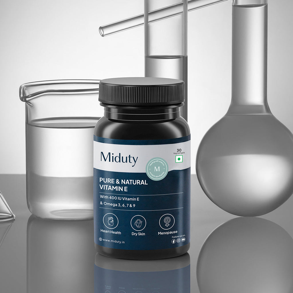 Miduty by Palak Notes Pure & Natural Vitamin E Sea Buckthorn Berry Softgels | Grocsy